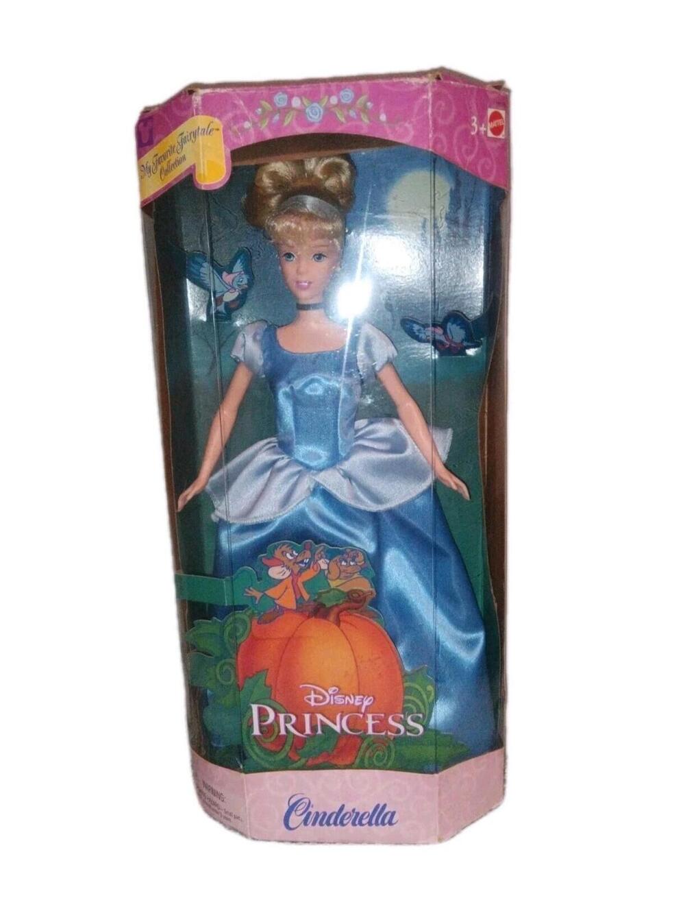 Disney Princess Favorite Fairytale Collection Cinderella Doll Mattel 2003 NIB!